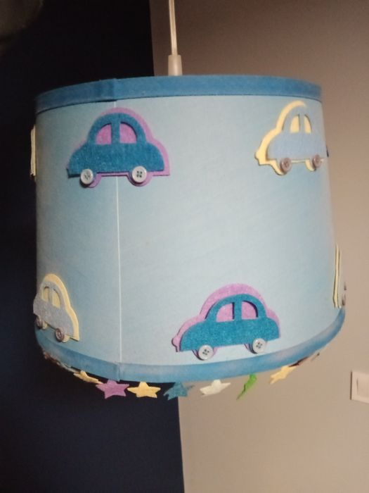 Lampa samochodziki dla dziecka
