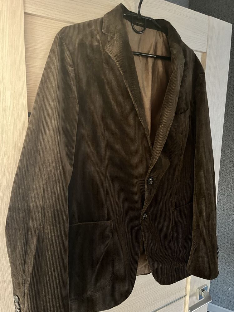 Вельветовый пиджак Massimo Dutti