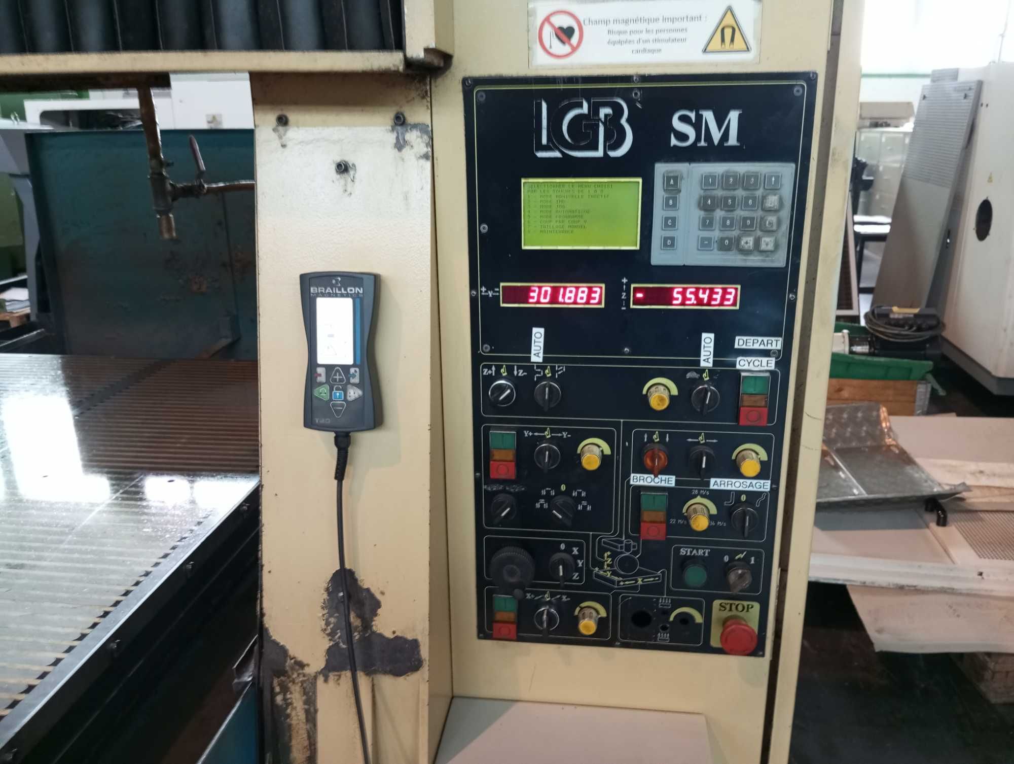 Retificadora Plana LGB R200120 Cnc