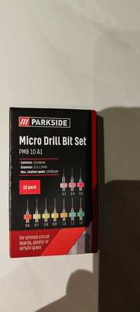 Zestaw mikro-wierteł PMB 10 A1, 10 sztuk