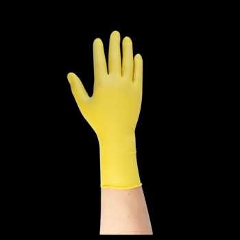 Рукавички нітрилові неопудрені Medicom Yellow S,М (50 пар) жовтий