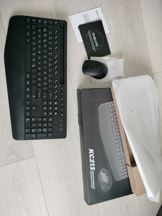 Teclado e Rato Sem Fios KC213 – Wireless Combo