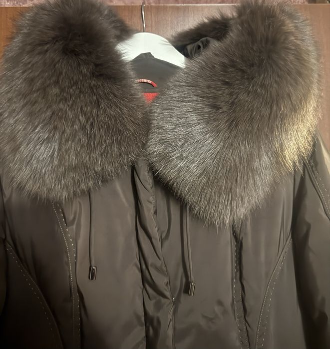 Пальто пуховик хл