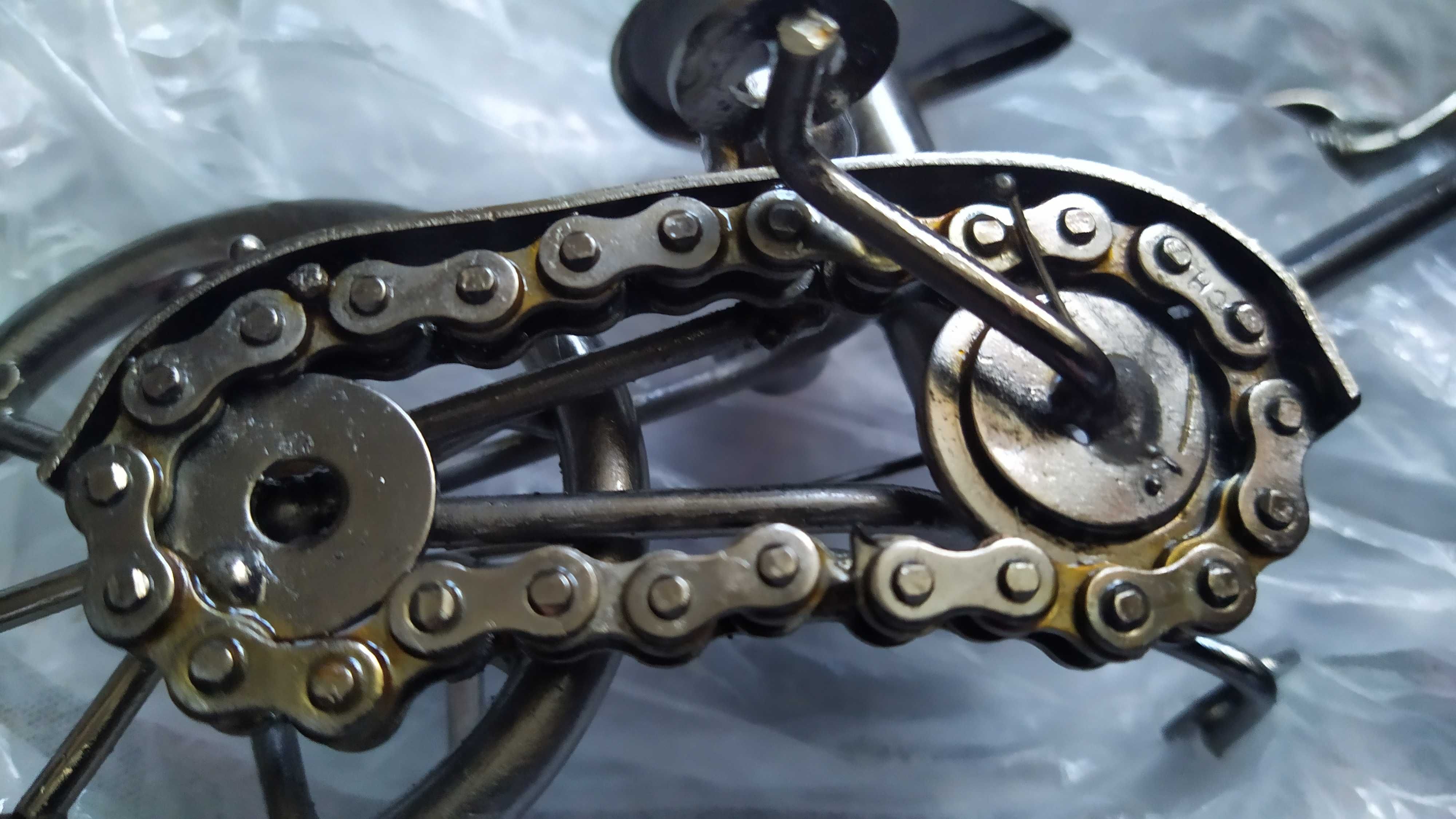 Metalowy model roweru - UNIKAT, stan