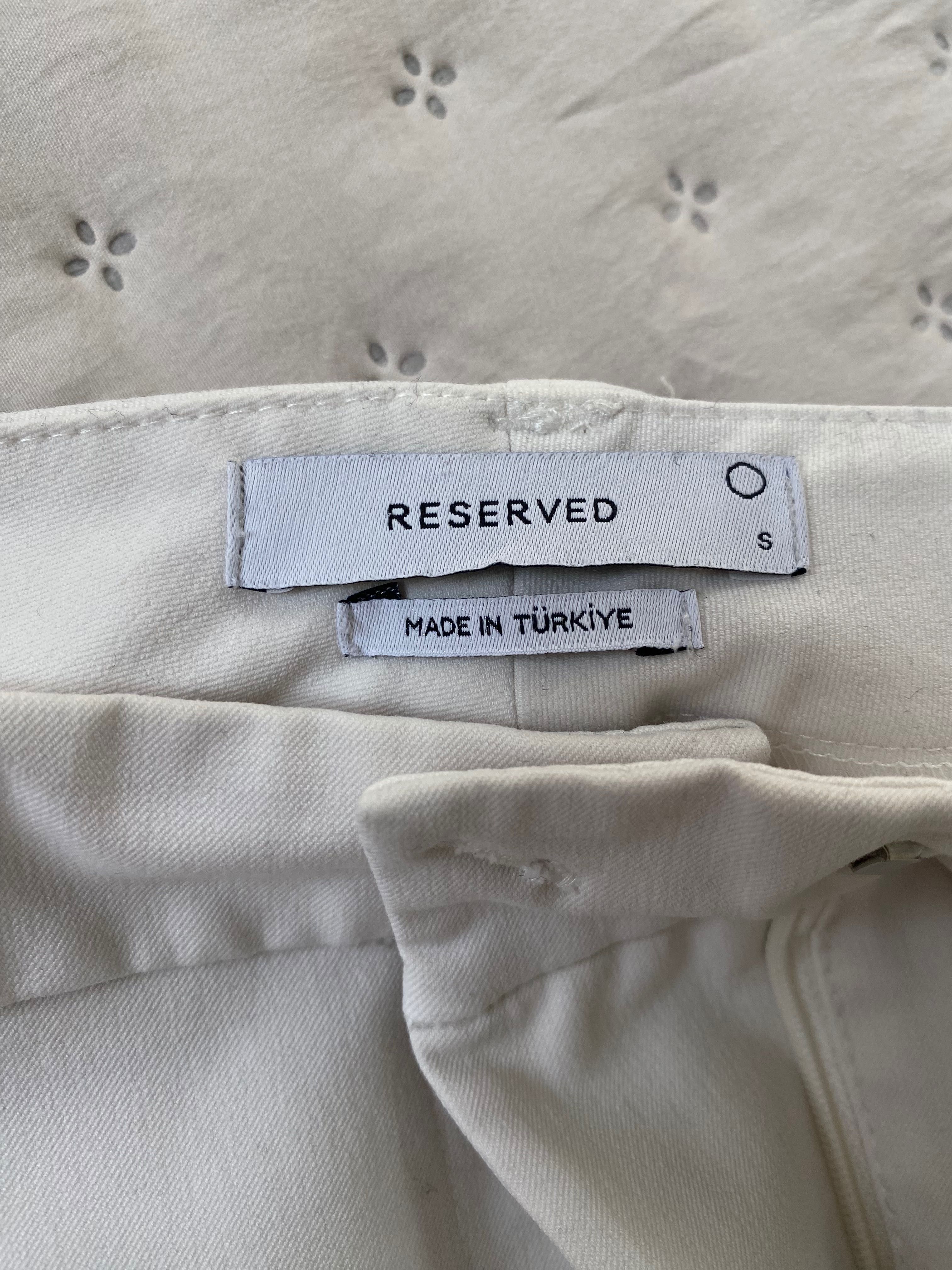 Spodnie marynarskie Reserved S