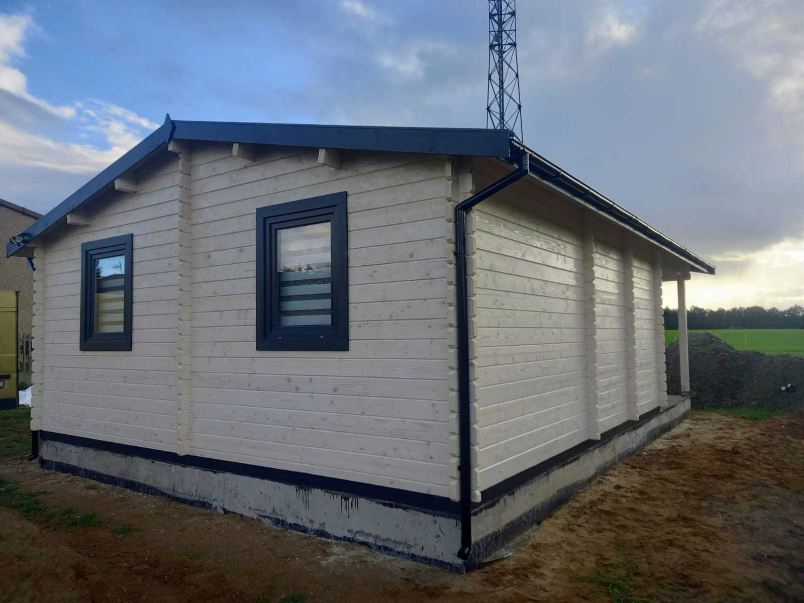 Drewniany domek letniskowy Sofia 32 m2 - ROD, ośrodek wypoczynkowy