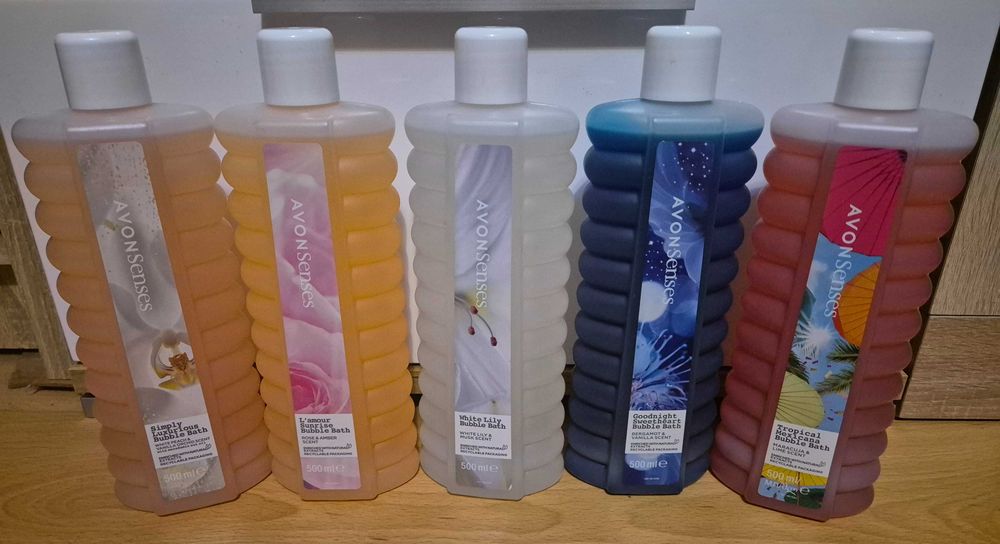 Płyny do kąpieli Avon Senses 5x500ml