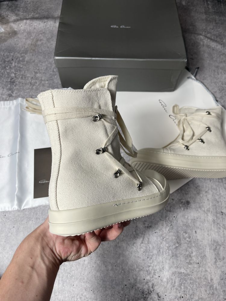 Кросівки Rick owens Hexagram white кеди рік овенс білі