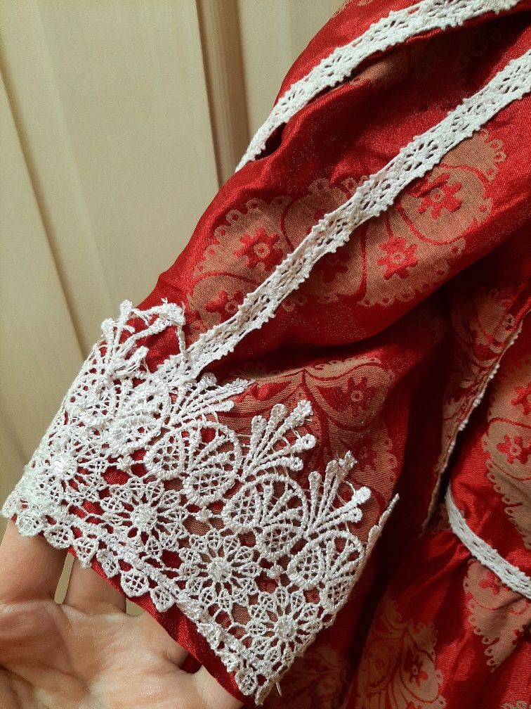 Sukienka handmade na występ bal przebrancow rozmiar ok.116-122cm