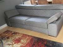 Sofa rozkładana z funkcją spania  Bizzarto + pufa