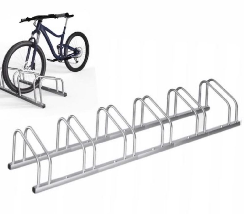 Stojak Uchwyt Parking Rowerowy na 6 Rowery Rower ŁATWY MONTAŻ Mocny