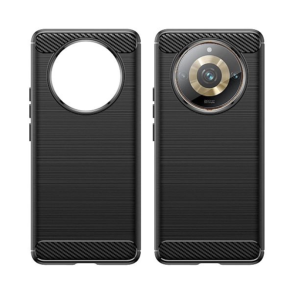 Elastyczne etui wzór karbon do Realme 11 Pro / 11 Pro+ Carbon Case - c