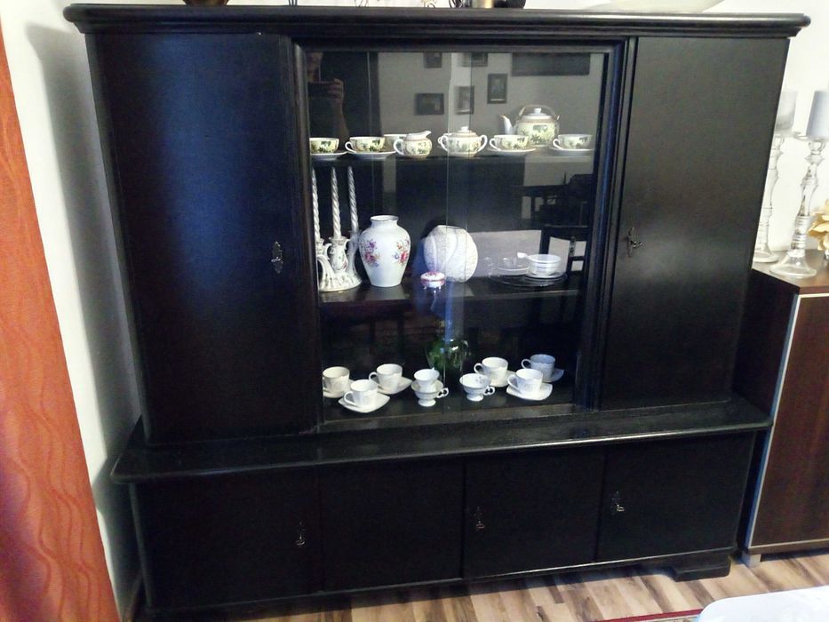 Biblioteczka - witryna retro vintage okolice lat 50-tych