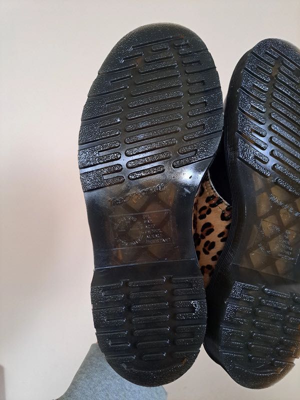 Buty Dr. Martens rozm. 37 skórzane glany w panterkę