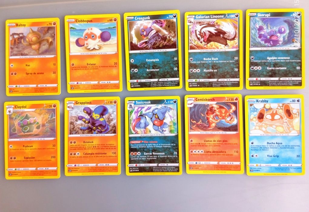 Cartas Pokémon todas 25€. Leia descrição do anúncio .