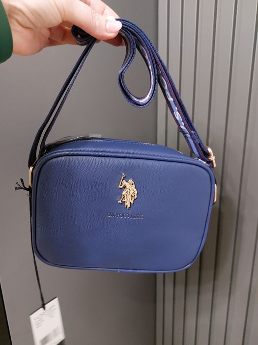 Сумка-кроссбоді U.S.POLO ASSN синя оригінал