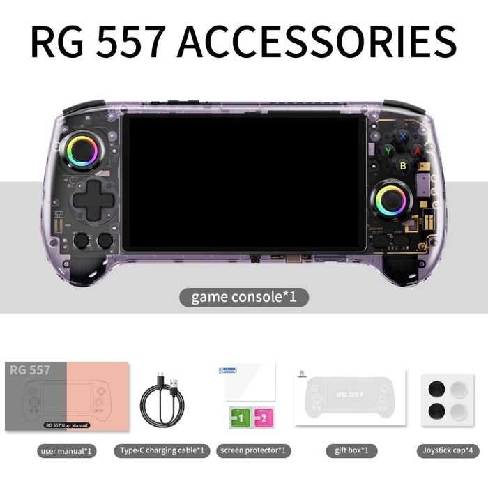 Anbernic RG557 Портативная Игровая Консоль / Ретро игры / Приставка