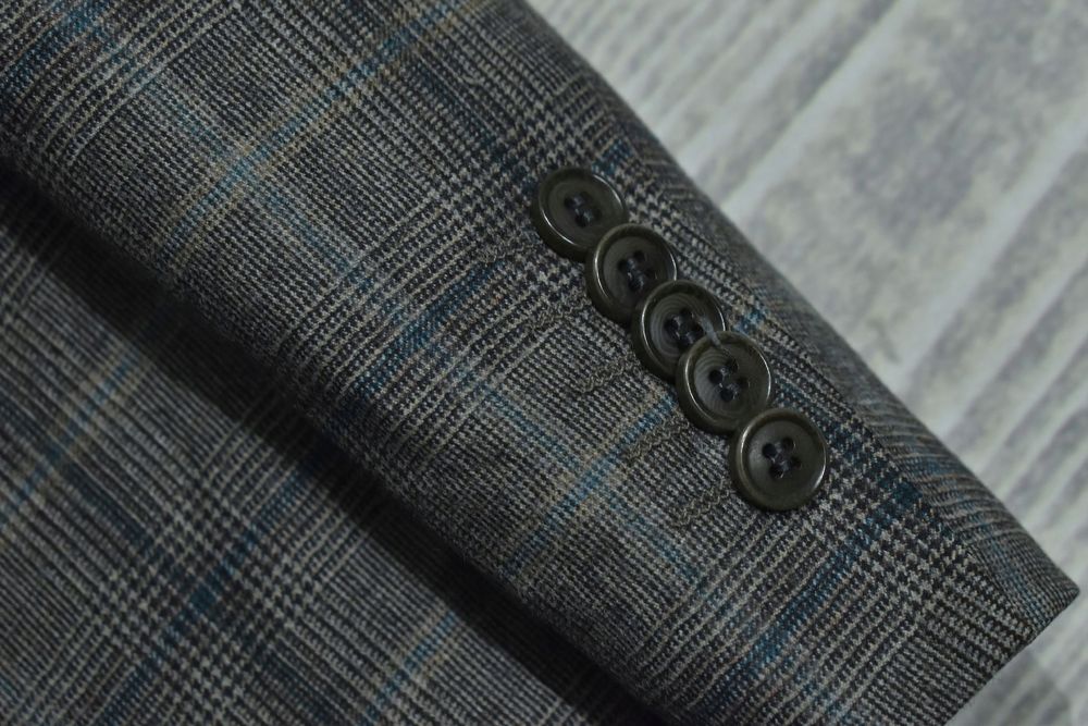 Drykorn Wełniana Szara Marynarka W Kratkę 50