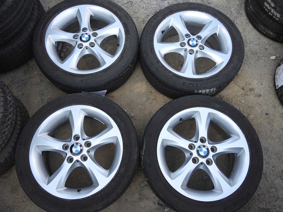 4xAlufelgi BMW Oryginał 17'' 5x120 ET 47 7J Super Stan