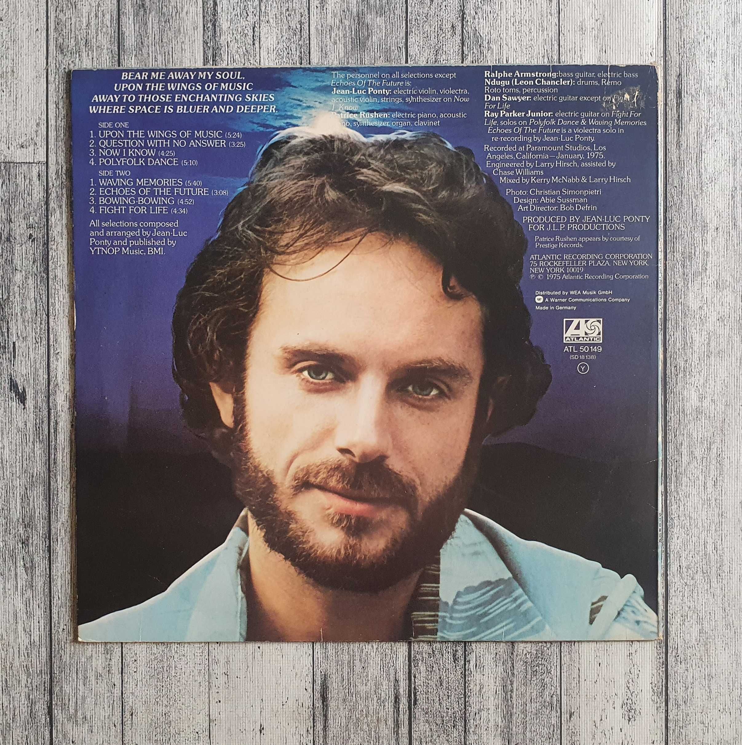Jean Luc Ponty Upon The Wings of Music LP 12