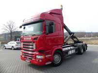 Scania R 490 / 6x2 / HAKOWIEC / HIAB MULTILIFT 18T / RETARDER /  Pełna dokumentacja UDT / Oś podnoszona i skrętna /