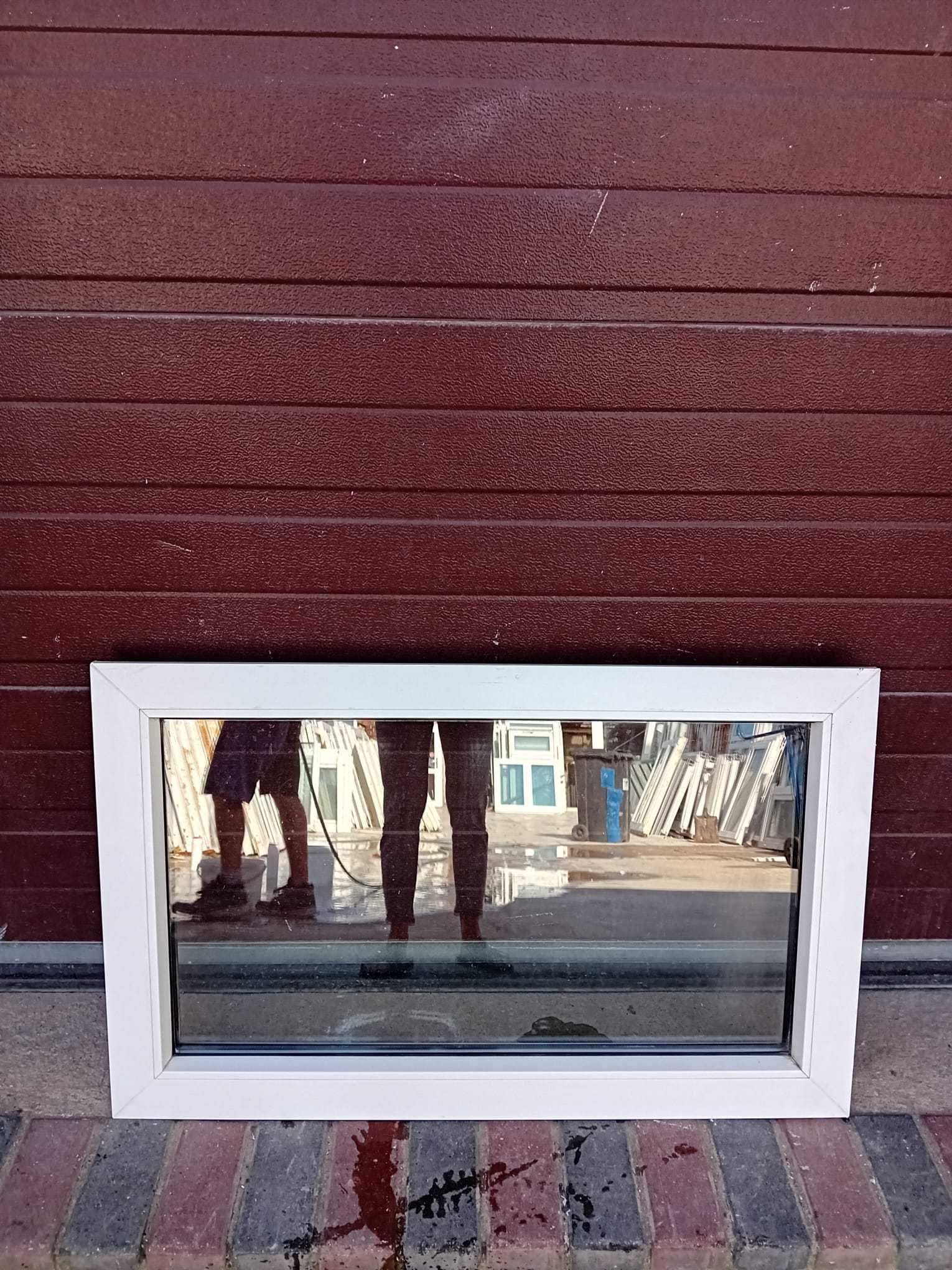 Okna nieotwierane witryna fix 105x66 plastikowe białe DOWÓZ CAŁY KRAJ