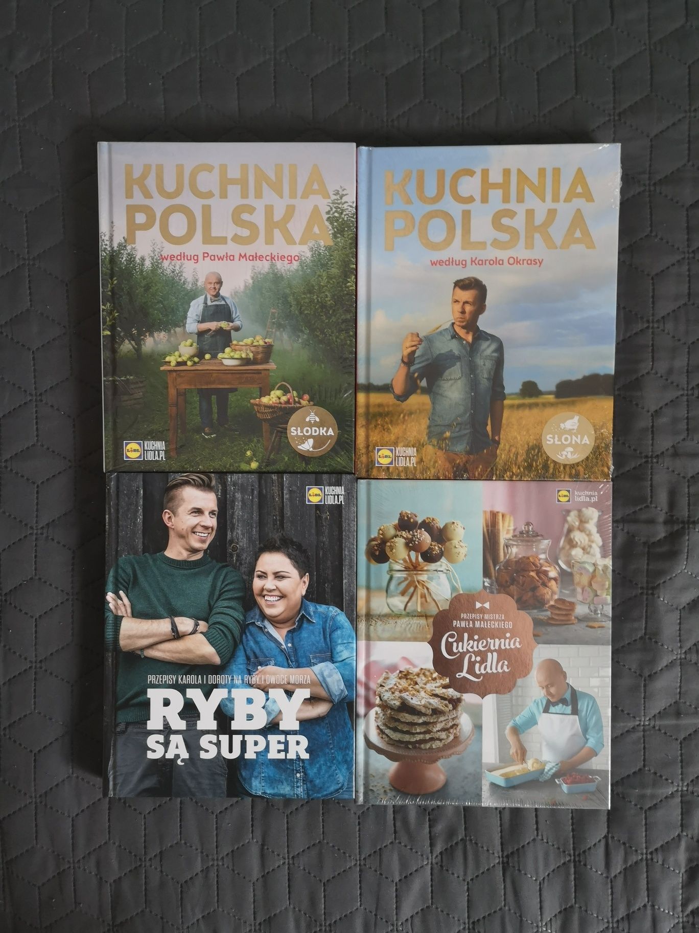 Książki Kuchenne Lidla 4szt.