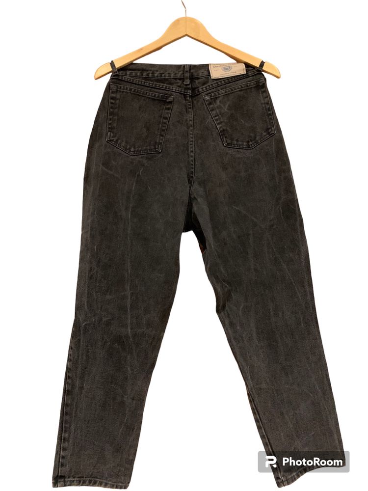 Baggy Czarne Jeansy Squash vin y2k