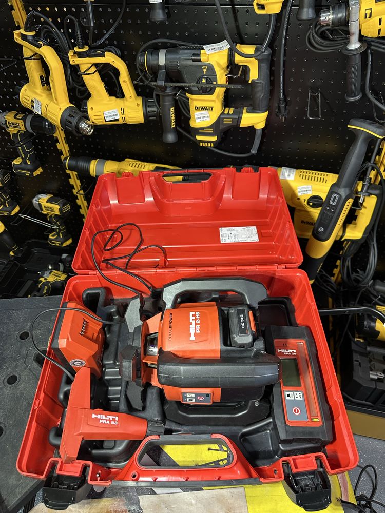 Лазерний ротаційний нівелір Hilti PR 2 HS A12 лазерний рівень хілті пр