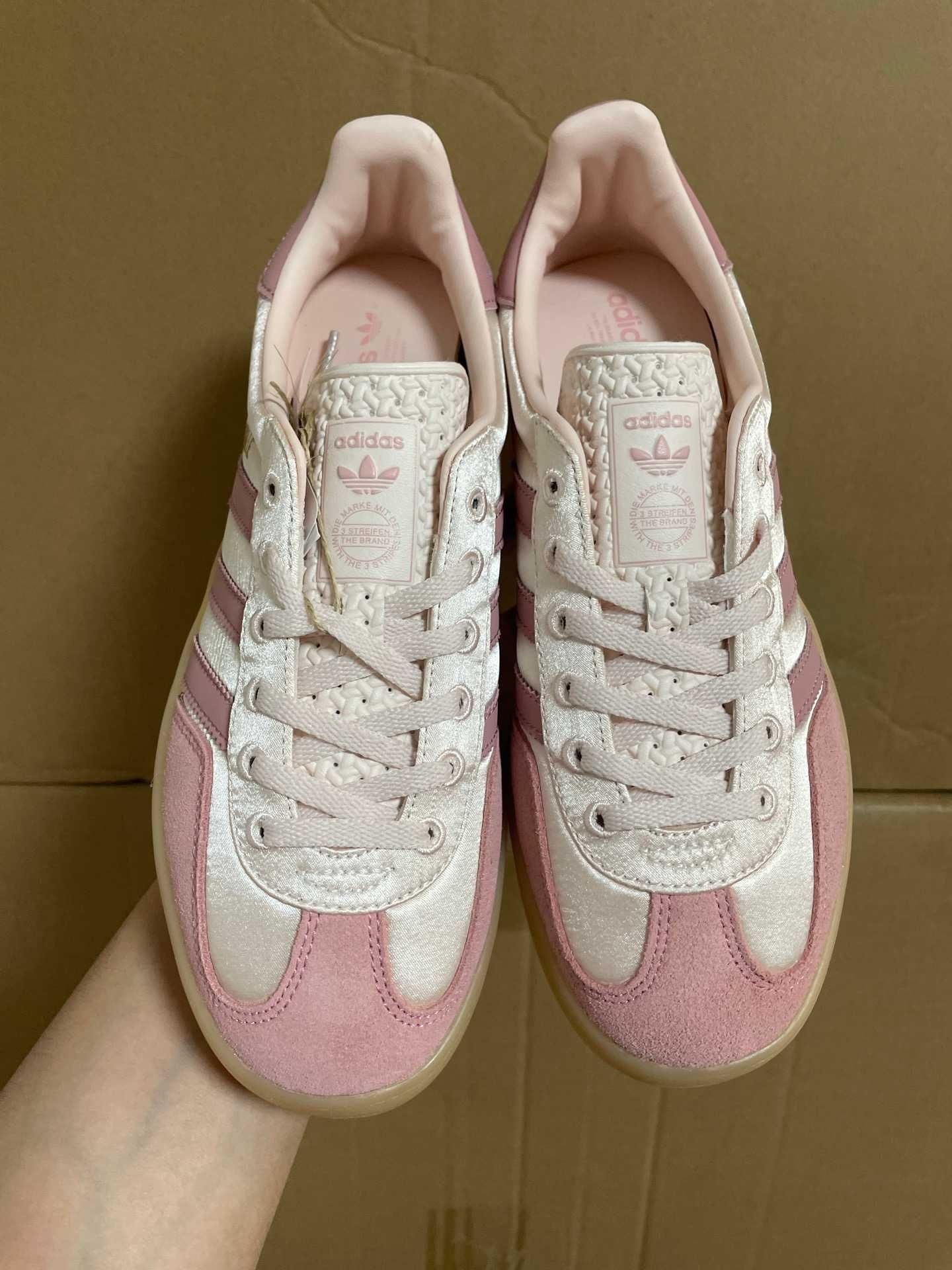 Nowy*adidasdamskie_Gazelle_Indoor_Pink UnisexTrampk41