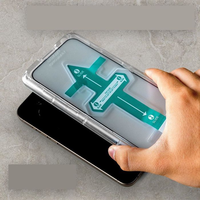 Zestaw 2szt Szkło Hartowane Ochronne Czarne 9H iPhone 15 PRO MAX