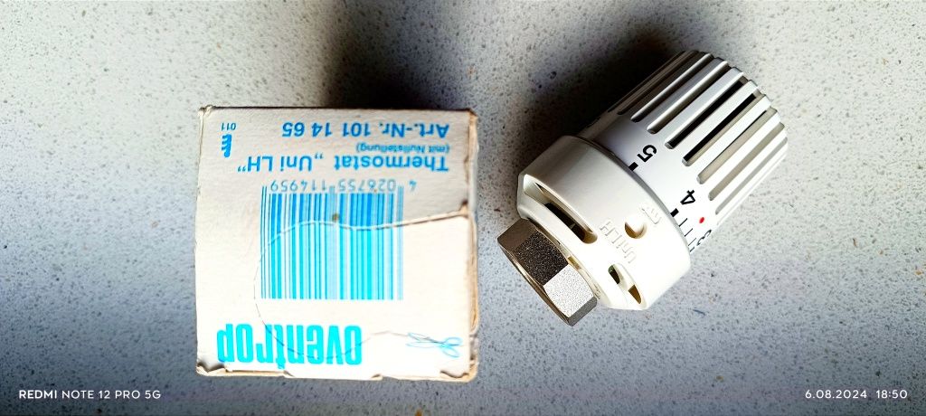 Zawór termostat Oventrop Uni LH M30x1,5
