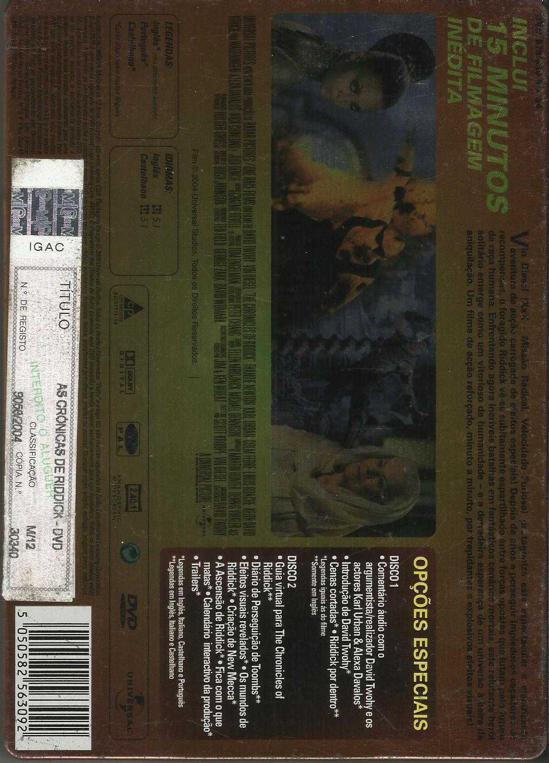 As Crónicas de Riddick (edição caixa metálica - 2 DVD) (2004)