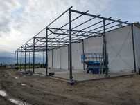 10x20m H=4/5m konstrukcja stalowa, magazyn, wiata, hala jednospadowa