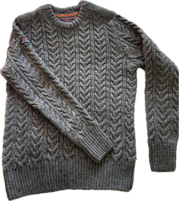 Sweter pleciony Superdry r. L