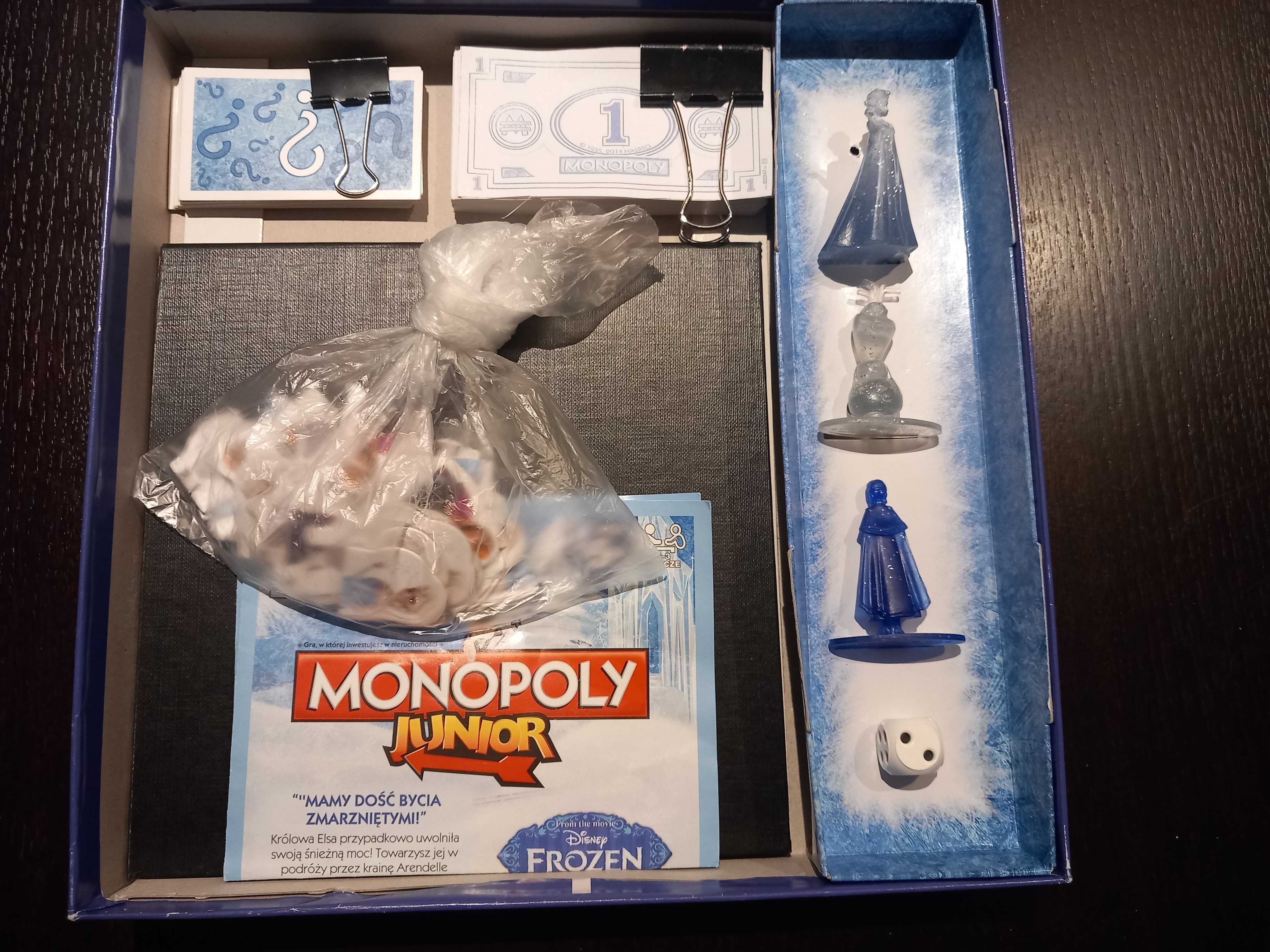 Gra planszowa Monopol Junior Kraina Lodu, Hasbro, 5+