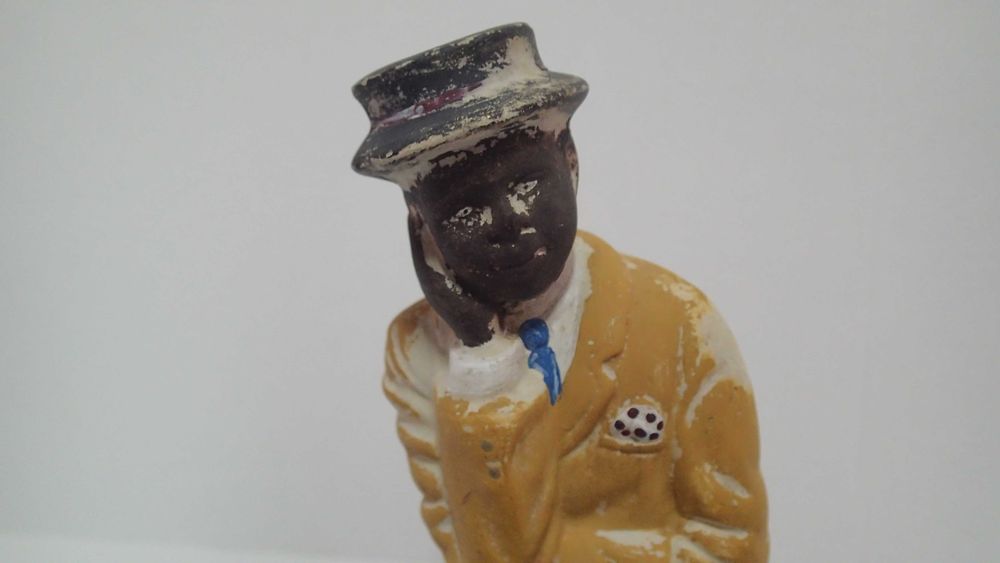 Estatueta antiga arte popular em terracota