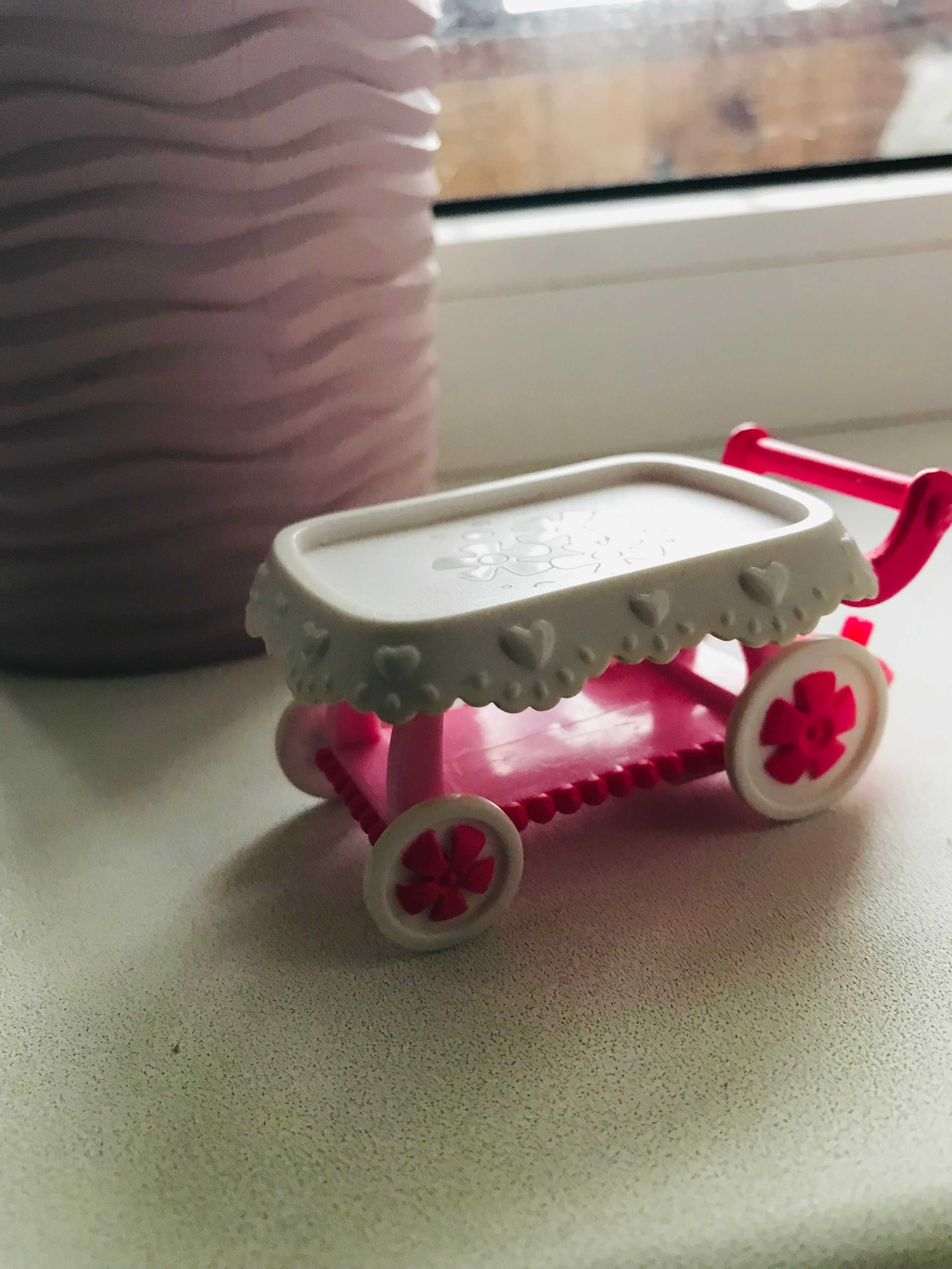 My little pony, Polly pocket столик для чая и скутер