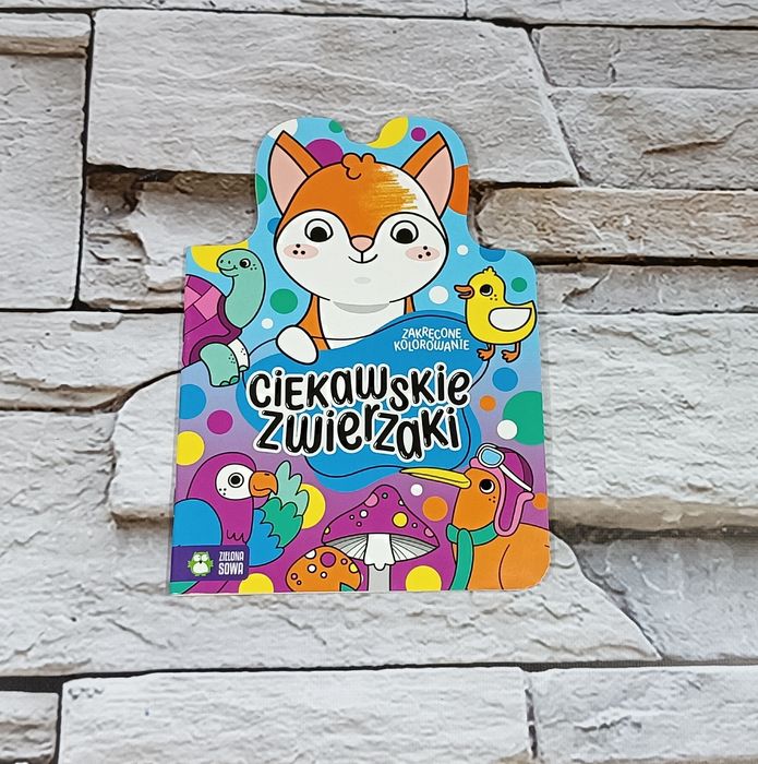 Ciekawskie zwierzaki - zakręcone kolorowanie