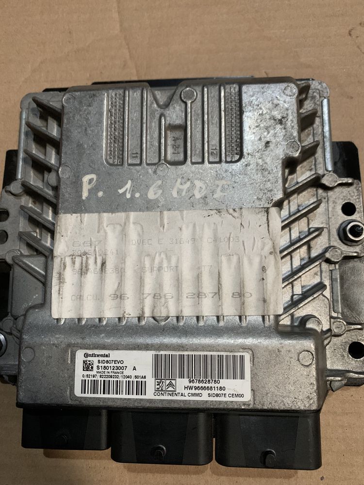 Centralina motor Peugeot 308 1.6 e-hdi ( SID807EVO )