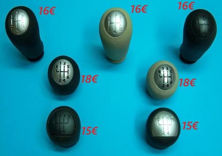 Moca manete alavanca velocidades Renault Laguna Megane Scenic Clio Modus Espace NOVAS