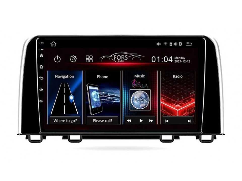 Radio samochodowe Android Honda CRV (9", UV black) 2017+