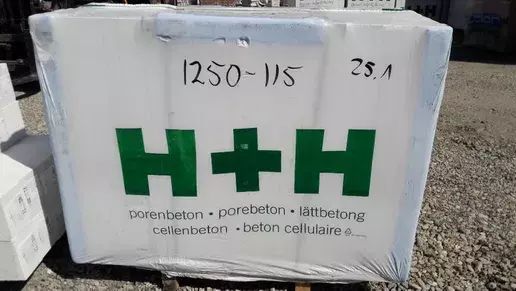 Belka nadprożowa H+H 115x125x1250