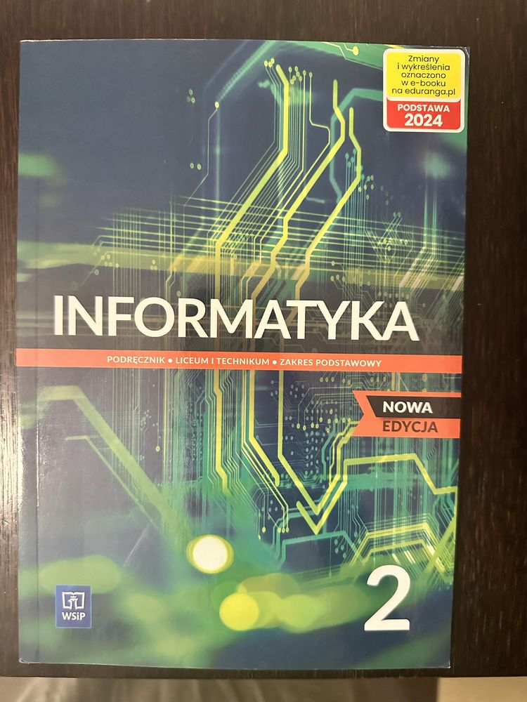 Podręcznik do informatyki, Nowa edycja .