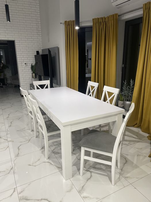 Stol styl skandynawski 90/200-300