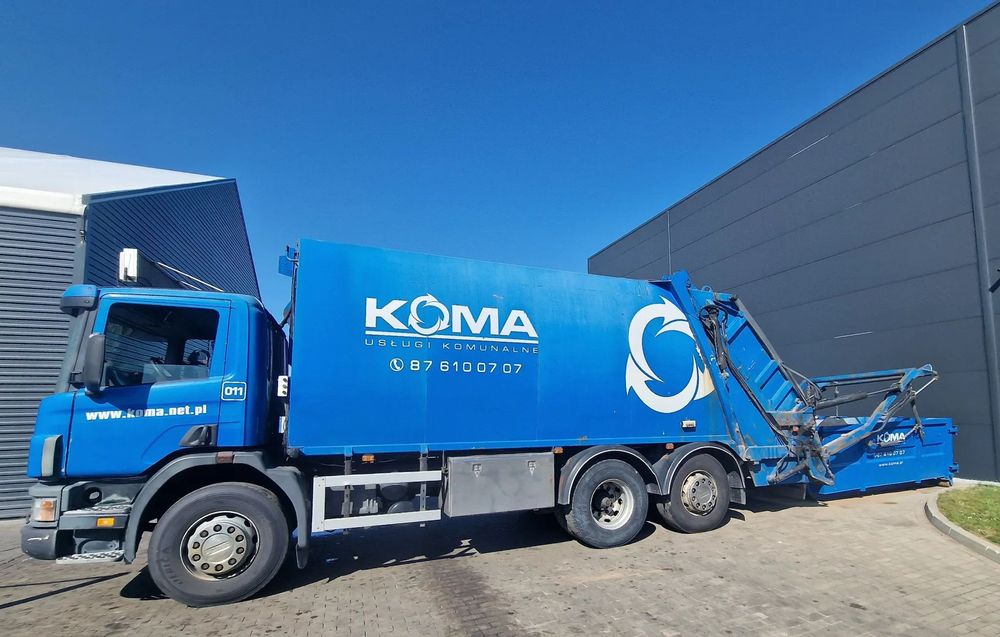 Scania P94  śmieciarka 1 kom. NTM bramowiec 2000 r.