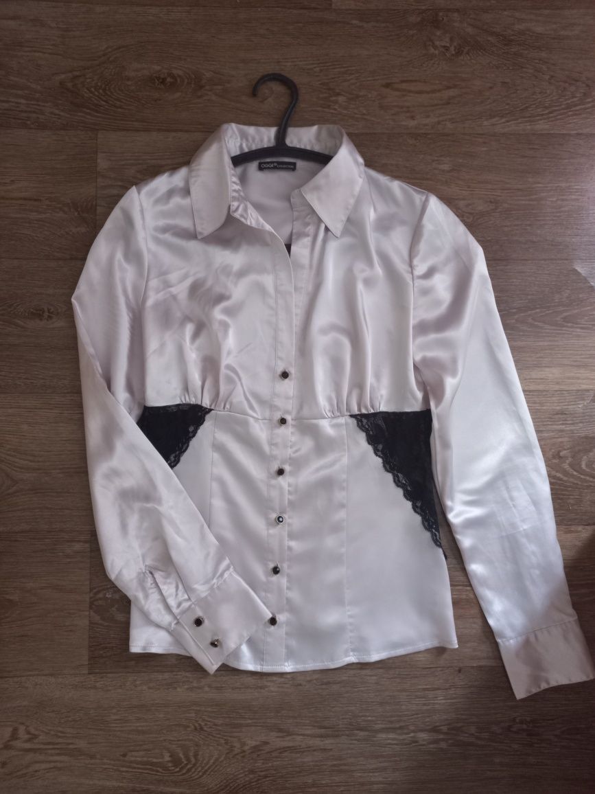 Блуза блузка женская белая OGGI размер М