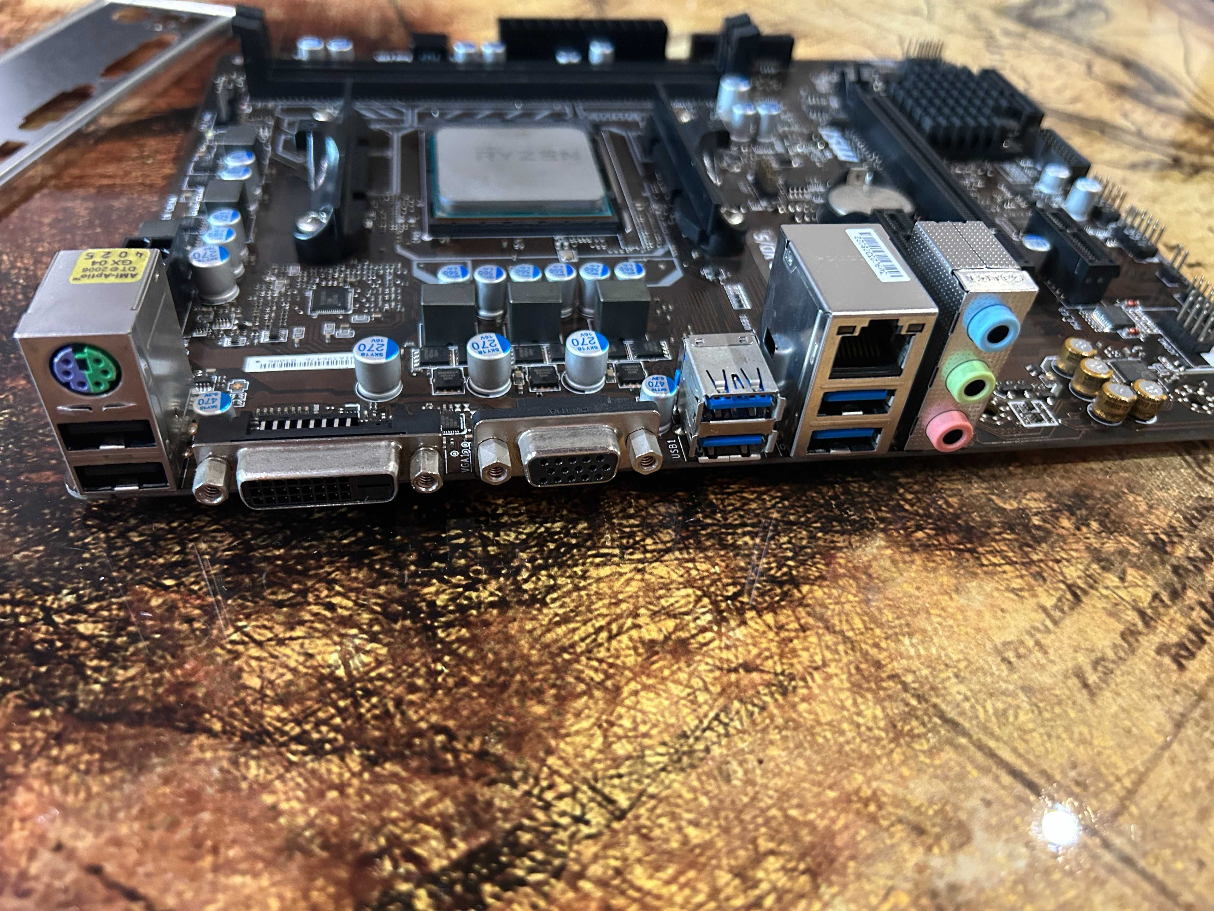 Комплект AMD Ryzen 7 + Msi A320 Pro-VD/S 16 потоков DDR4 AM4