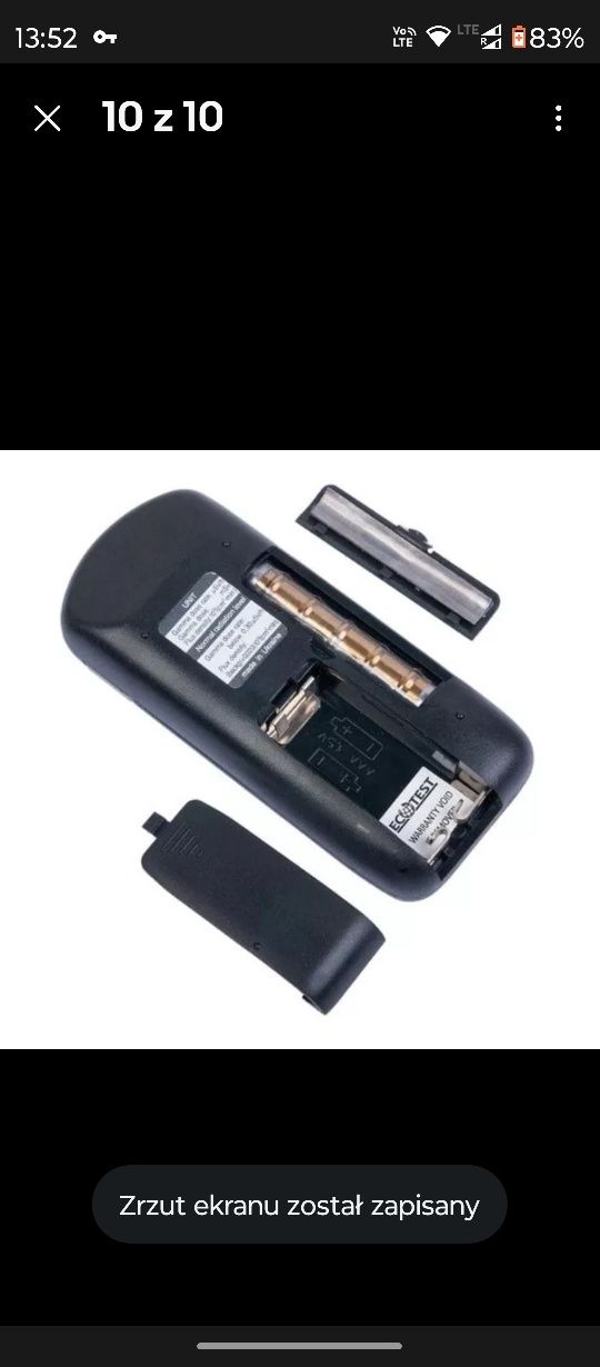 Sprzedam miernik Terra MKS 05 (Ecotest) z BlueTooth - wersja angielska