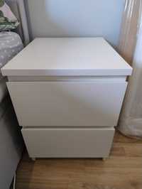 Komoda, 2 szuflady, biała, 40x55 cm, MALM IKEA